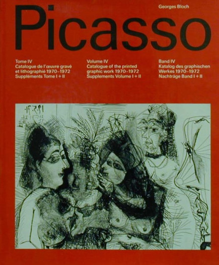 * Catalogue de l'oeuvre gravé Volumes # I, 2 and 4 by Georges Bloch